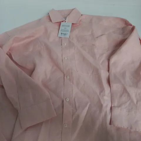 THE WEEKEND HEMP SHIRT – BLUSH PINK, SIZE M