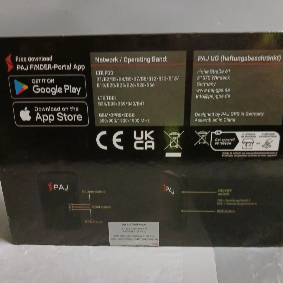 SEALED PAJ GPS FIND & PROTECT