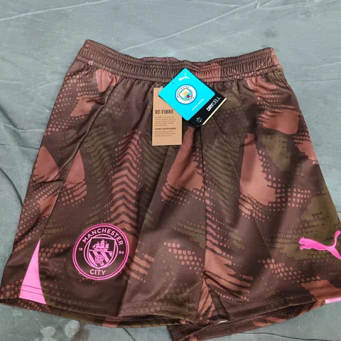 PUMA MCFC GK SHORTS REPLICA JNR  - UK 13-14Y