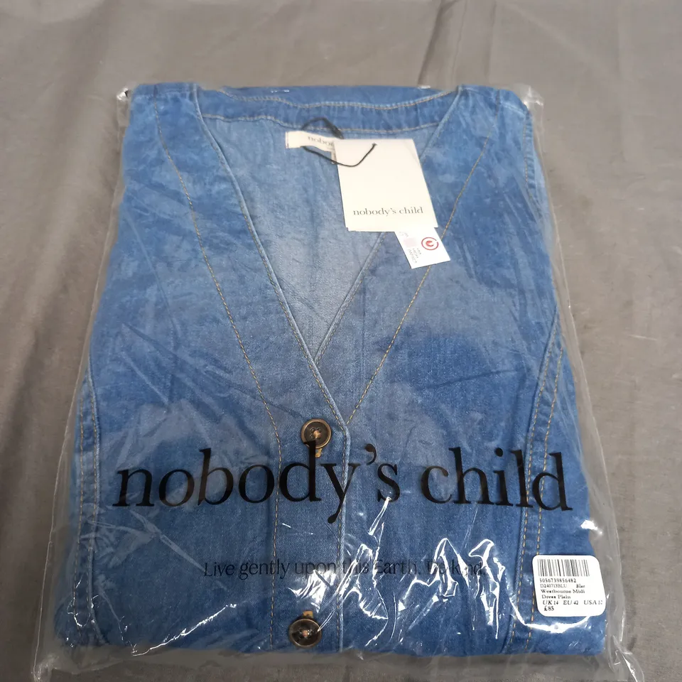 SEALED NONODYS CHILD WESTBOURNE MIDI DRESS PLAIN - UK 14