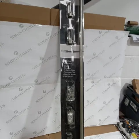 BOXED AND SEALED EXTENDABLE CURTAIN POLE SET