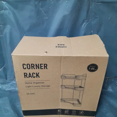 BOXED CORNER RACK HOME ORGANISER