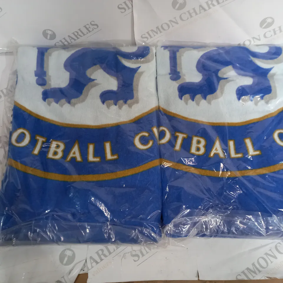 PAIR OF CHELSEA OFFICIALLY LICENSED BEACH TOWELS