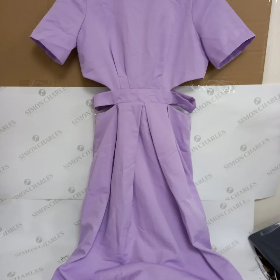 NOBODYS CHILD ALICIA MIDI DRESS IN PURPLE - UK 12
