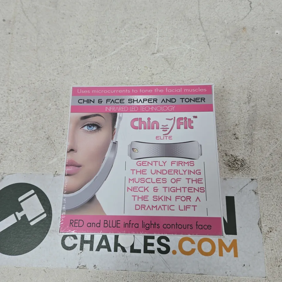 CHIN FIT ELITE CHIN & FACE SHAPER AND TONER – INFRARED LED TECHNOLOGY (BOXED)