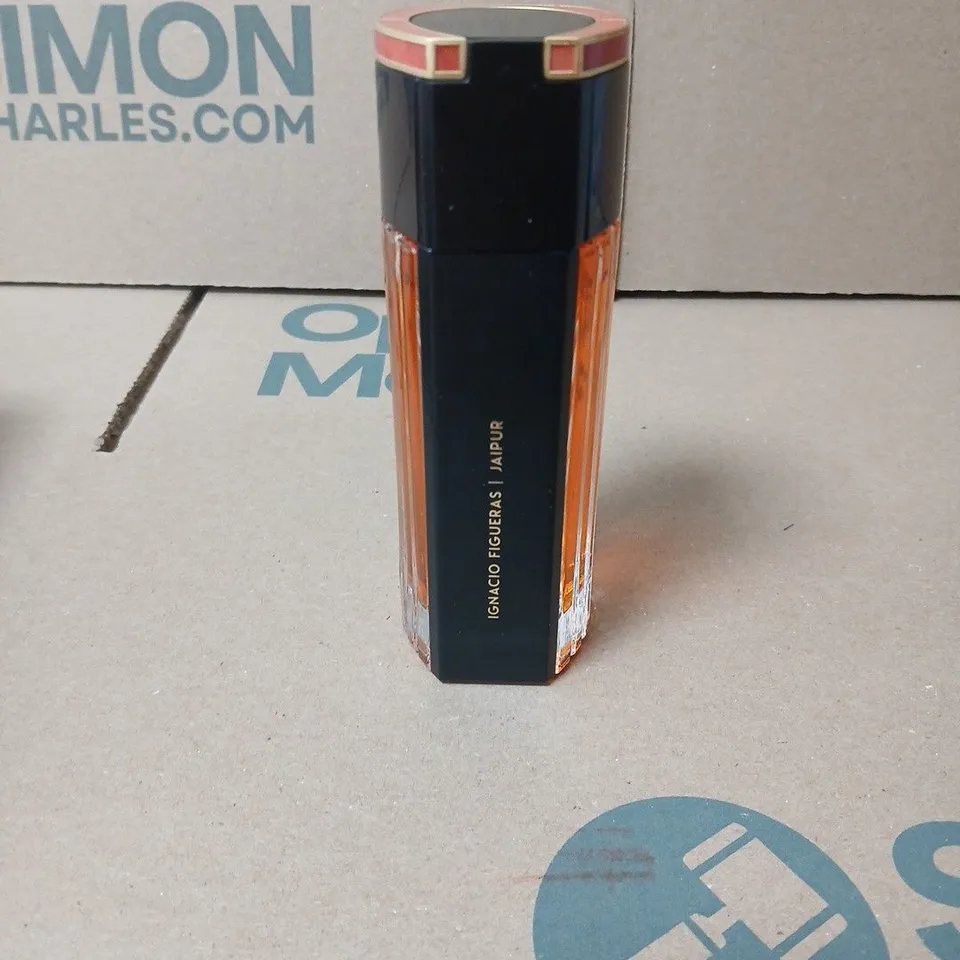 IGNACIO FIGUERAS JAIPUR FRAGRANCE BOTTLE – DARK GLASS WITH PINK ACCENT CAP 100ML (BOXED) 