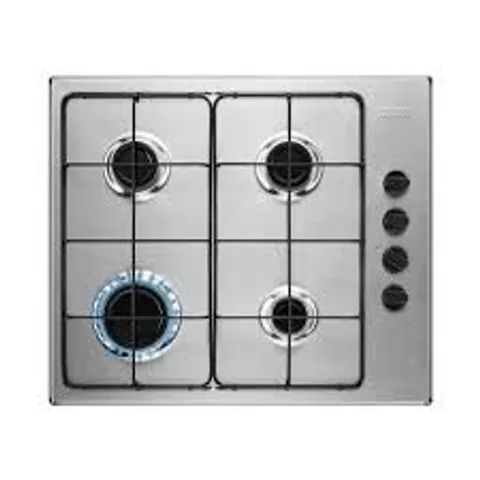 ZANUSSI INTEGRATED 59CM GAS HOB - STAINLESS STEEL Model ZGNN640X