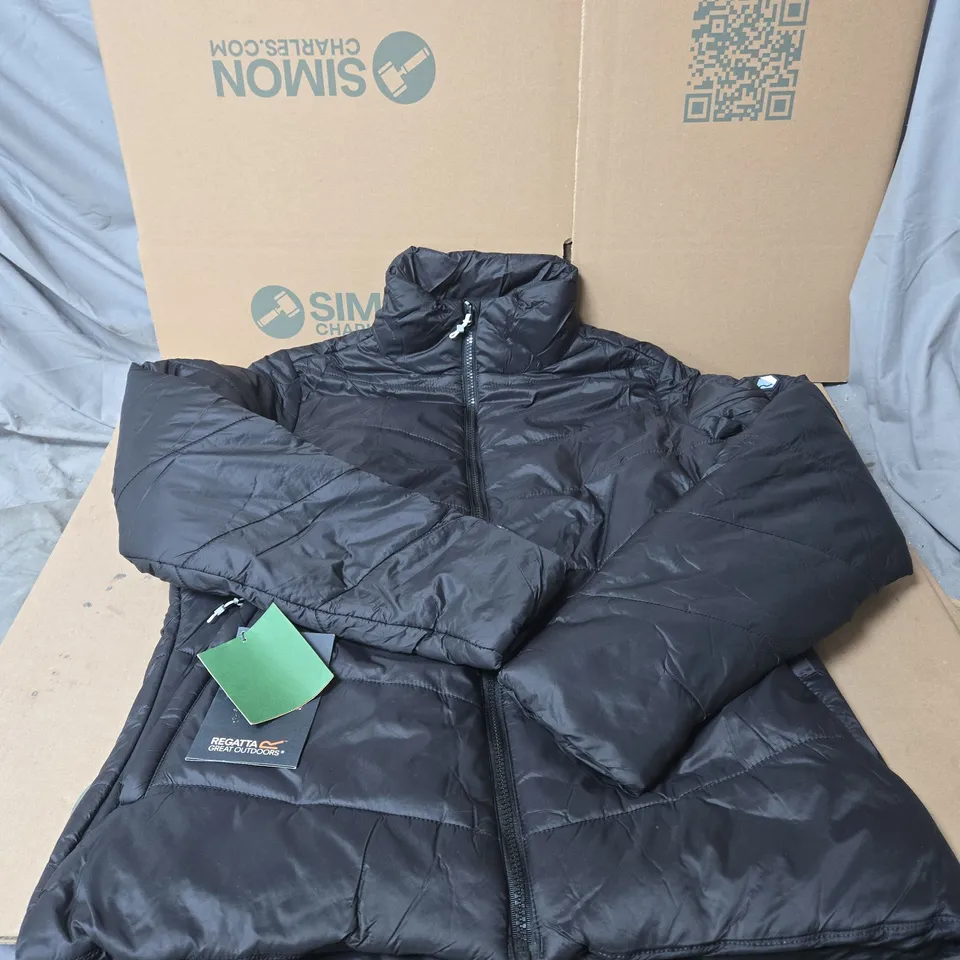 REGATTA WOMEN'S FREEZEWAY IV BLACK COAT SIZE 16 WITH TAGS