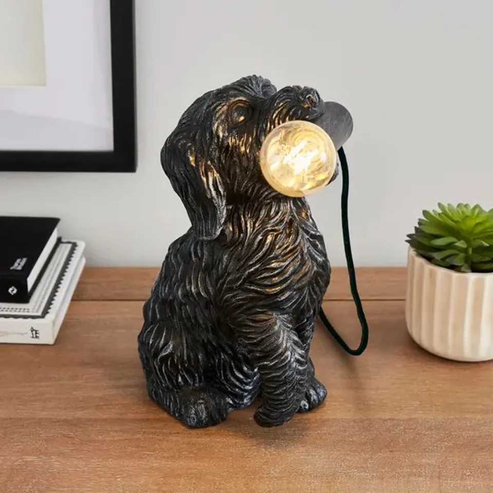 BOXED REGGIE THE COCKAPOO TABLE LAMP