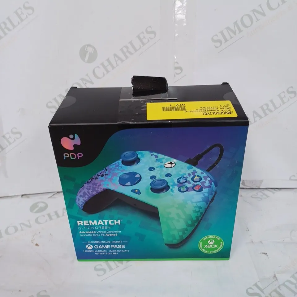 PDP REMATCH GLITCH GREEN XBOX GAMING CONTROLLER 