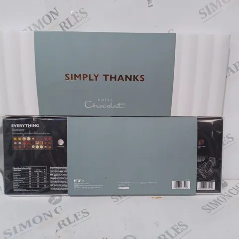 SET OF 2 HOTEL CHOCOLAT "EVERYTHING" SELECTION BOXES