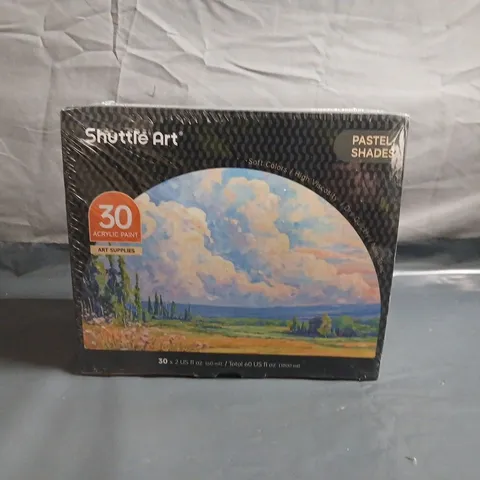 SEALED SHUTTLE ART 30-PAINT PASTEL SHADES PAINT SET
