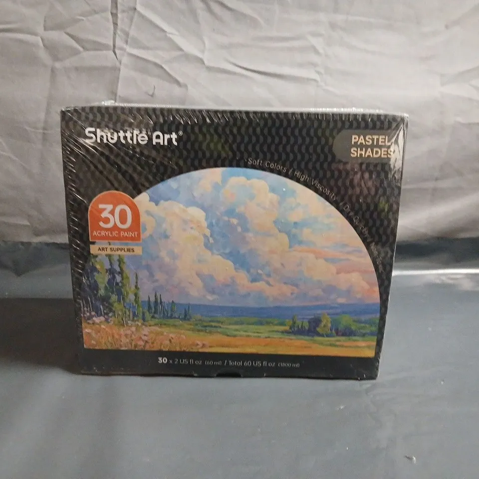 SEALED SHUTTLE ART 30-PAINT PASTEL SHADES PAINT SET