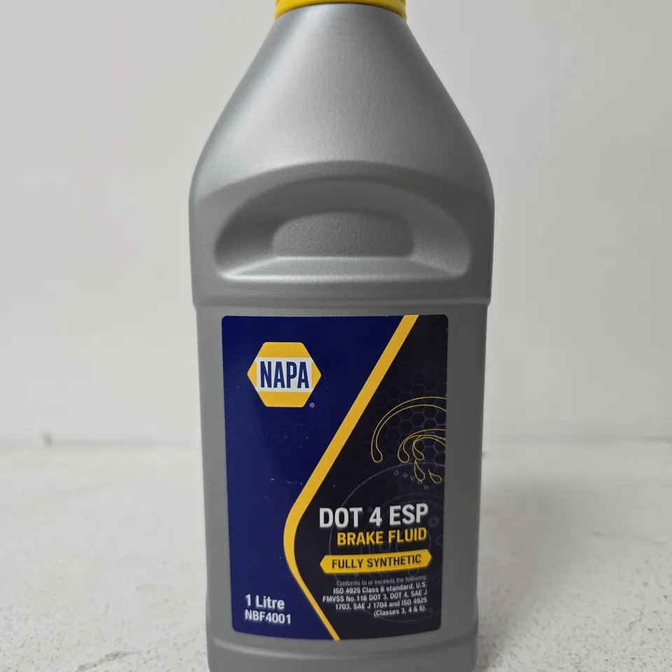 NAPA NAPA DOT 4 BRAKE FLUID ESP - 1 LITRE - NBF4001