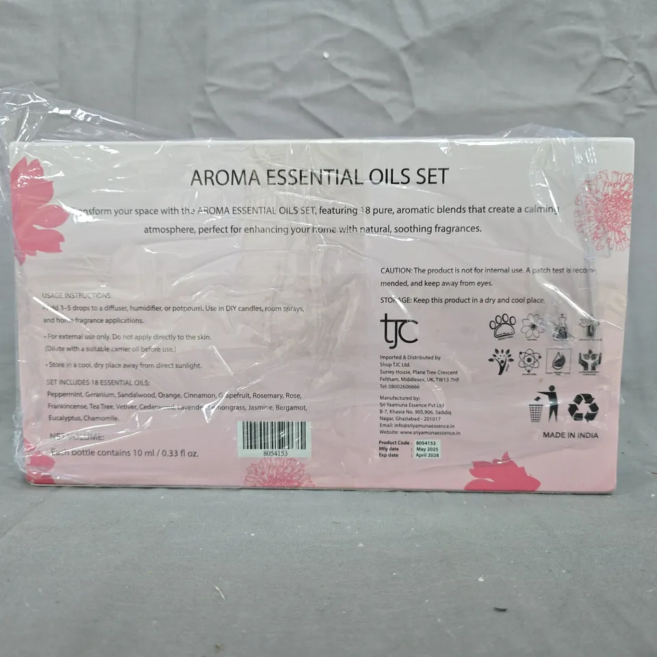 MARIGOLD LOTUS AROMA ESSENTIAL OILS SET