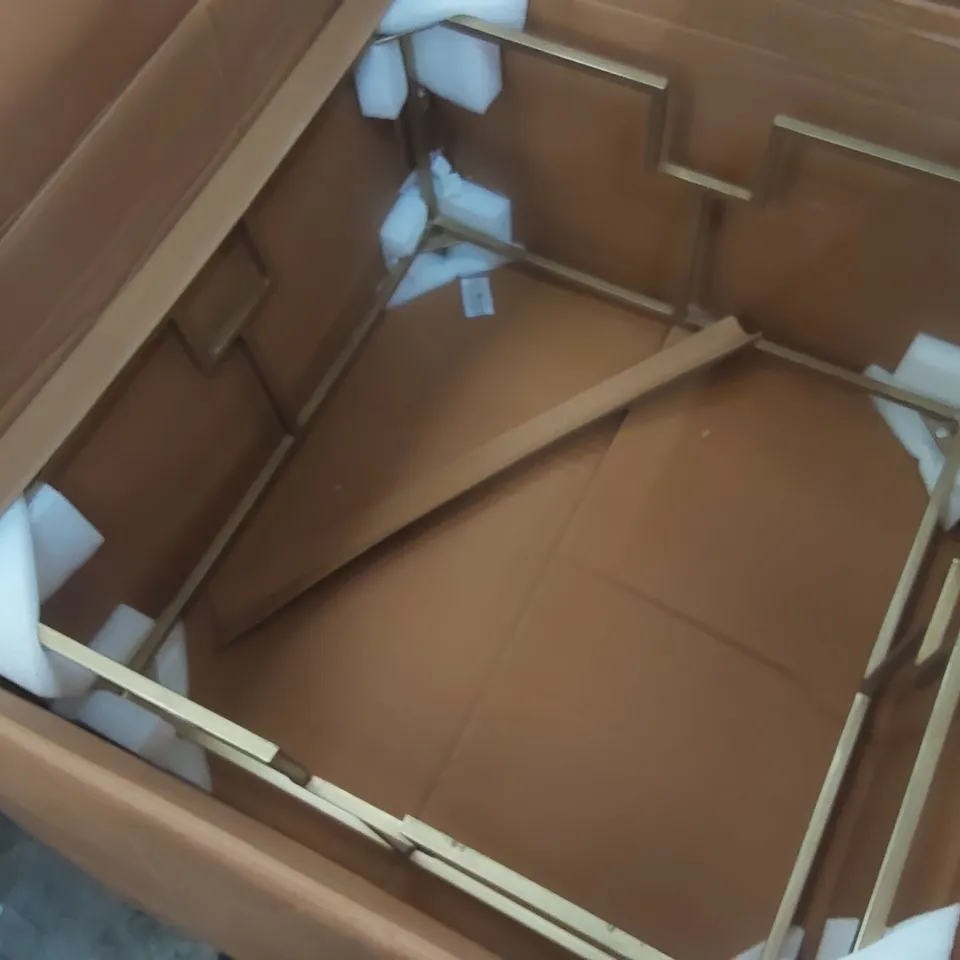 BOXED GATSBY GLASS COFFEE TABLE