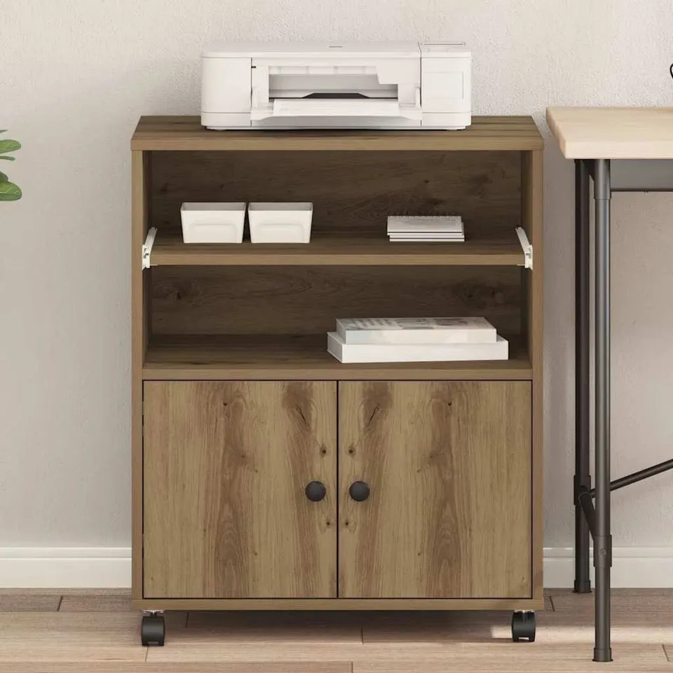 BOXED 74cm H x 60cm W PRINTER STAND (1 BOX)