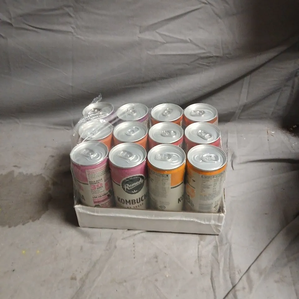 REMEDY KOMBUCHA RAINBOW MULTIPACK – 12 X 250ML