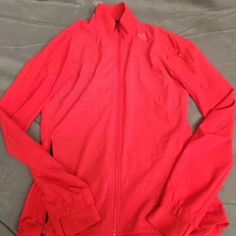ADIDAS RUNNING JACKET IN RED - SMALL