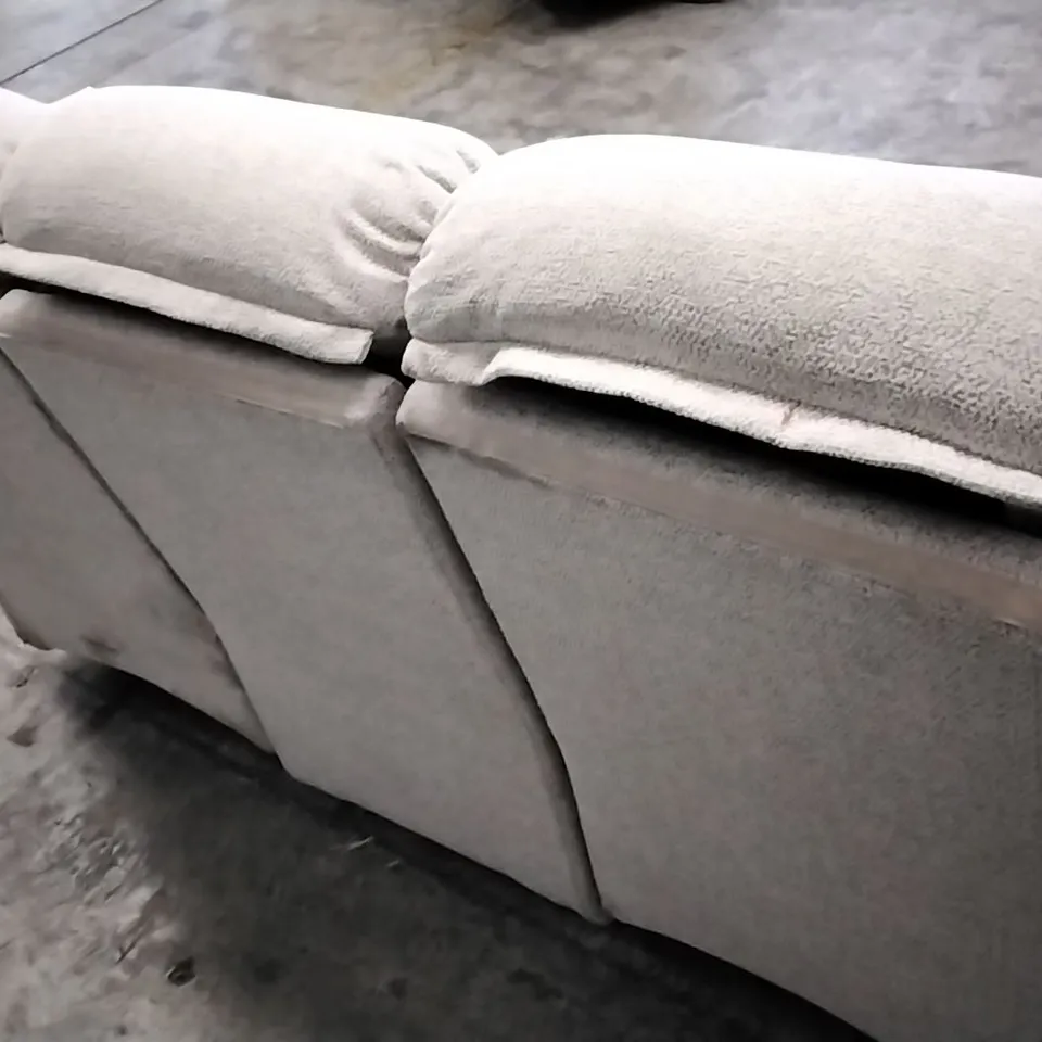 QUALITY BRITISH DESIGNED & MANUFACTURED G PLAN NEWMARKET 3 SEATER MANUAL RECLINER SOFA SPECKLE FAWN FABRIC