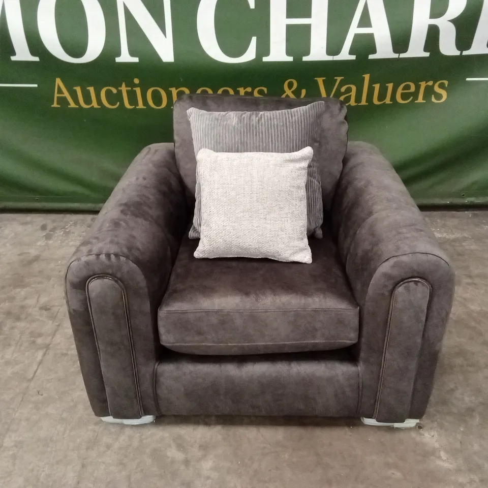 AMARA ARMCHAIR - CHARCOAL RRP £749