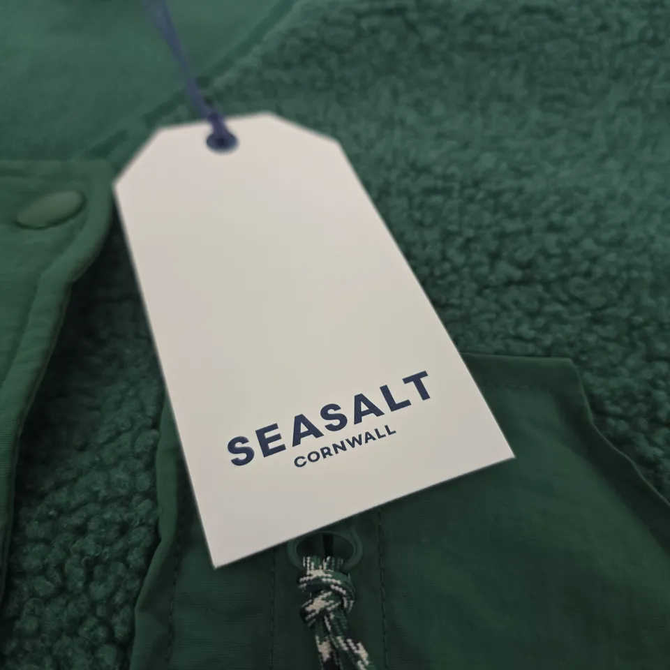 SEASALT CORNWALL PENPOL FLEECE GILET – DARK FORAGE (WOMEN)