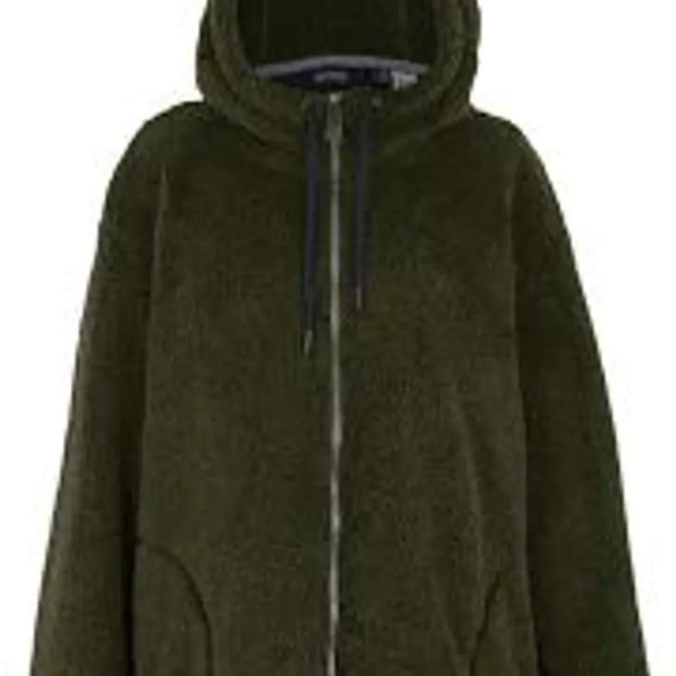 BRAND NEW REGATTA ORIELLE ZIP THROUGH FLEECE IN DARK KHAKI - UK 14