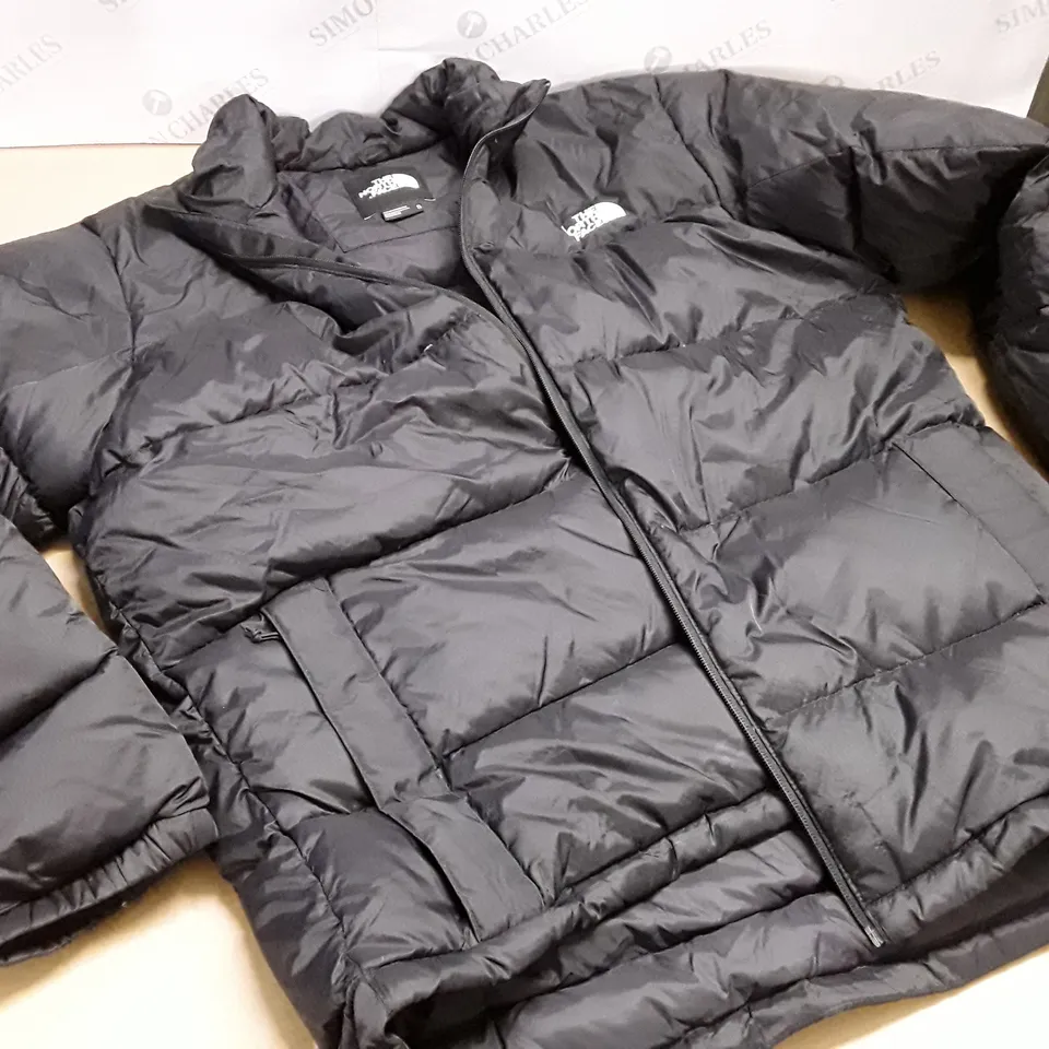 NORTH FACE BLACK PADDED COAT - XL