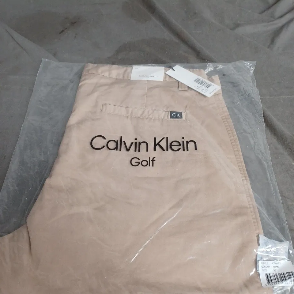 CALVIN KLEIN GOLF BEIGE SHORTS SIZE 36