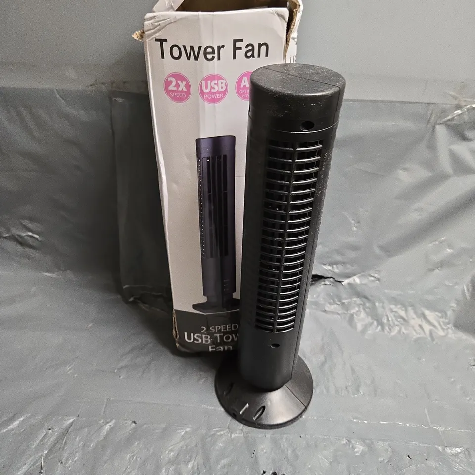 TOWER USB POWERED FAN – 2-SPEED