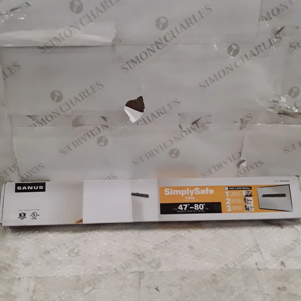 BOXED SANUS SIMPLYSAFE FIXED TV WALL MOUNT 47-80" - VLL61-B2