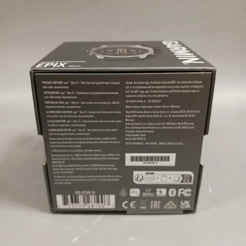 BOXED SEALED GARMIN EPIX PREMIUM ACTIVE SMARTWATCH 