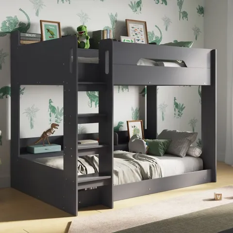 BOXED GRAVITY BUNK BED//SIZE: DOUBLE - DARK GREY (3 BOXES)