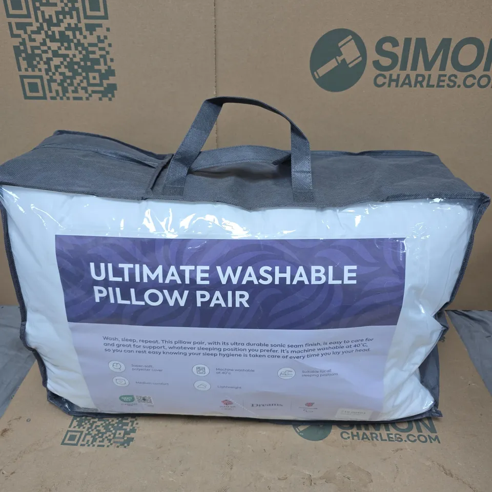 DREAMS ULTIMATE WASHABLE PILLOW PAIR