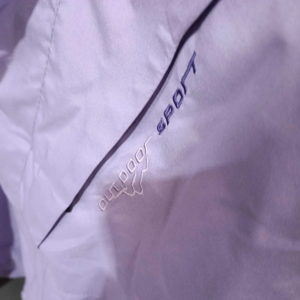 DISCOVER SPORT COLOUR-BLOCK JACKET, LAVENDER & NAVY, SIZE 4XL