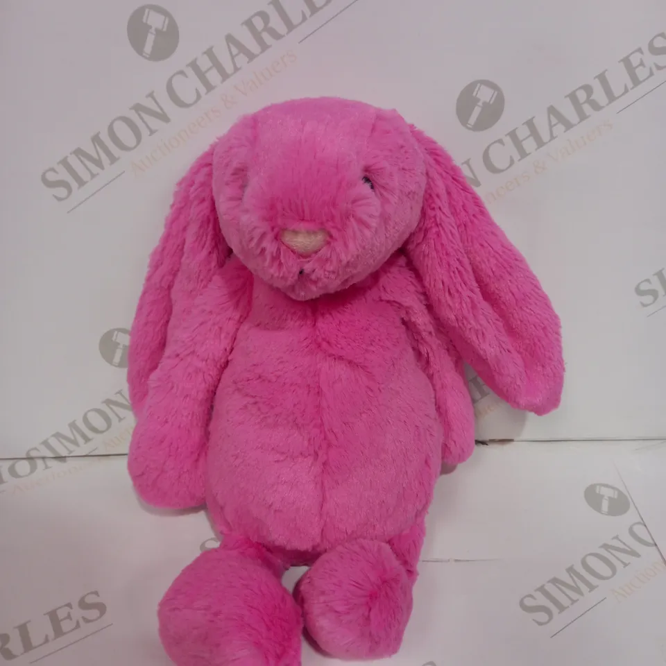 JELLYCATS I AM ORIGINAL BASHFUL HOT PINK BUNNY 