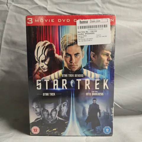 SEALED STAR TREK 3-MOVIE DVD COLLECTION (STAR TREK, INTO DARKNESS & BEYOND)