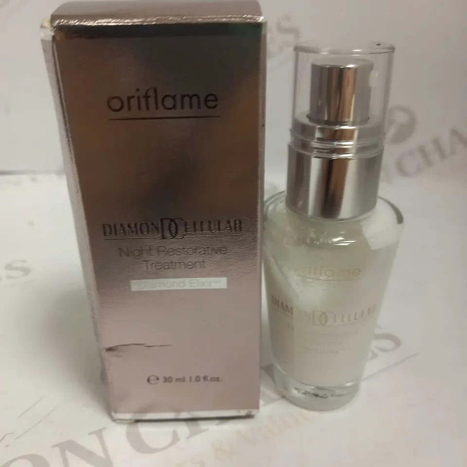 ORIFLAME DIAMOND CELLULAR NIGHT RESTORATIVE TREATMENT DIAMOND ELIXIR 30ML