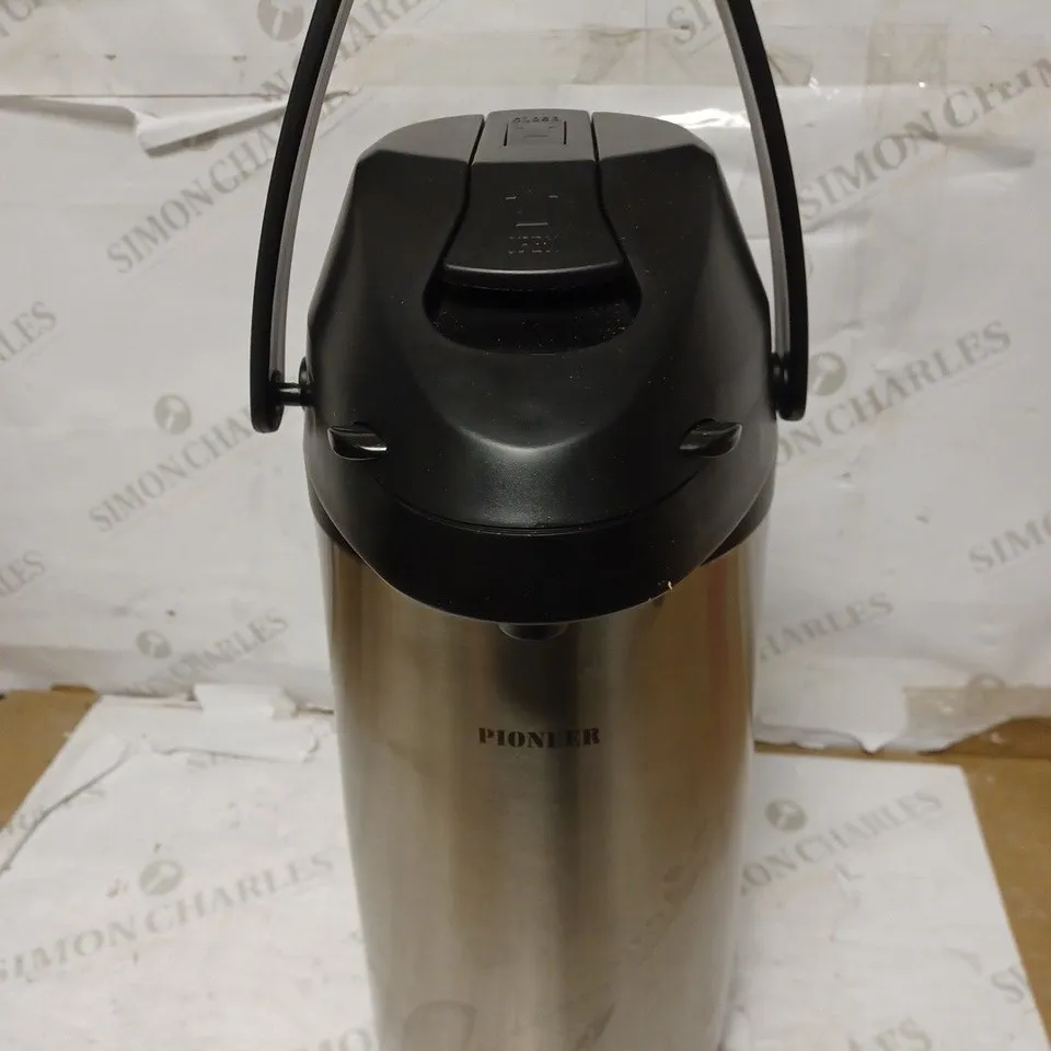 PIONEER FLASKS STAINLESS STEEL AIRPOT HOT COLD WATER TEA COFFEE DISPENSER 