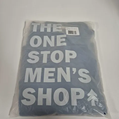 THE ONE STOP MENS SHOP MEN'S POLO SHIRT – FORGE BLUE – UK M