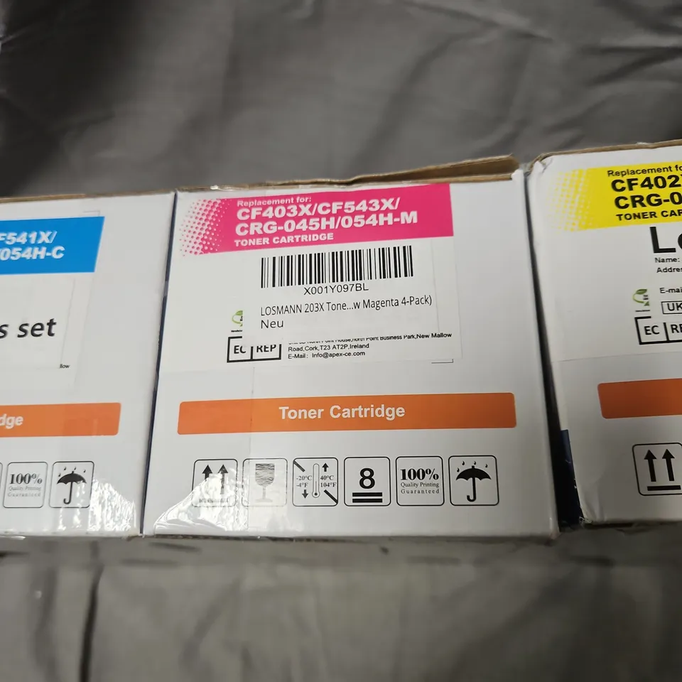 LOSMANN TONER CARTRIDGE SET (4-PACK) FOR CANON CF401X/CF541X & CRG-045H/054H SERIES