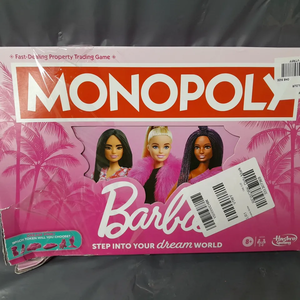 BOXED MONOPOLY BARBIE BOARD GAME 