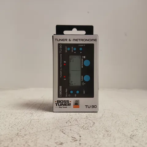 BOSS TU-30 TUNER & METRONOME – BOXED