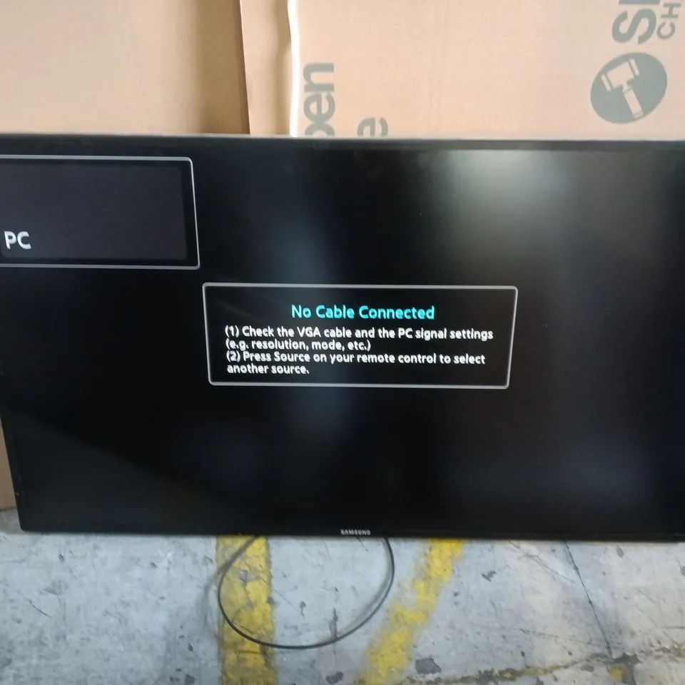 UNBOXED SAMSUNG 46" LED BACKLIT LCD DISPLAY FULL HD - MODEL DE46C