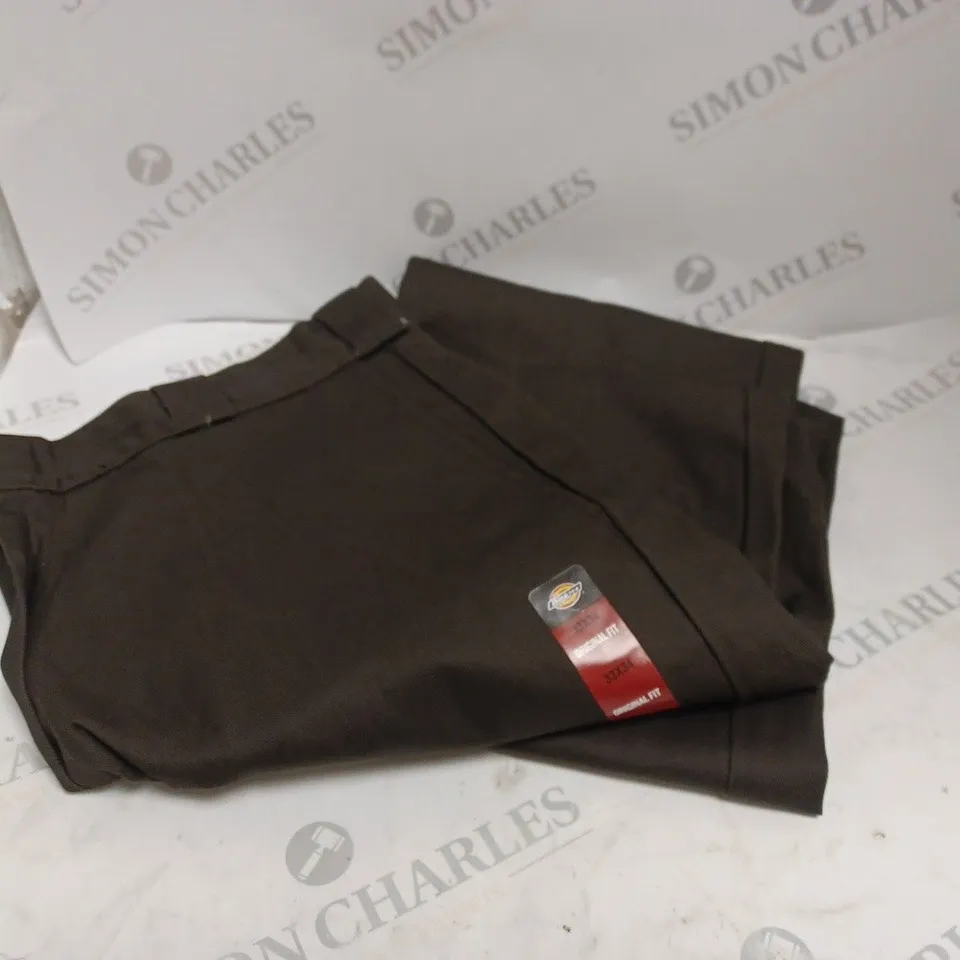 DICKIES STRAIGHT FIT WORK CHINO TROUSERS - 33X34