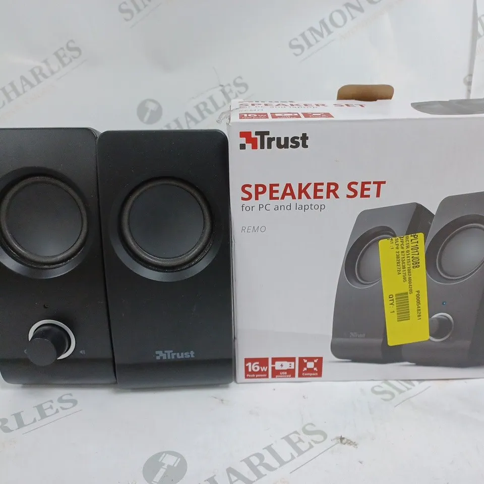 BOXED TRUST SPEAKER SET FOR PC