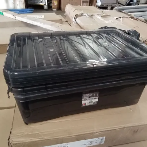 BOXED WHAM CRYSTAL 32L UNDER BED STORAGE BOXES