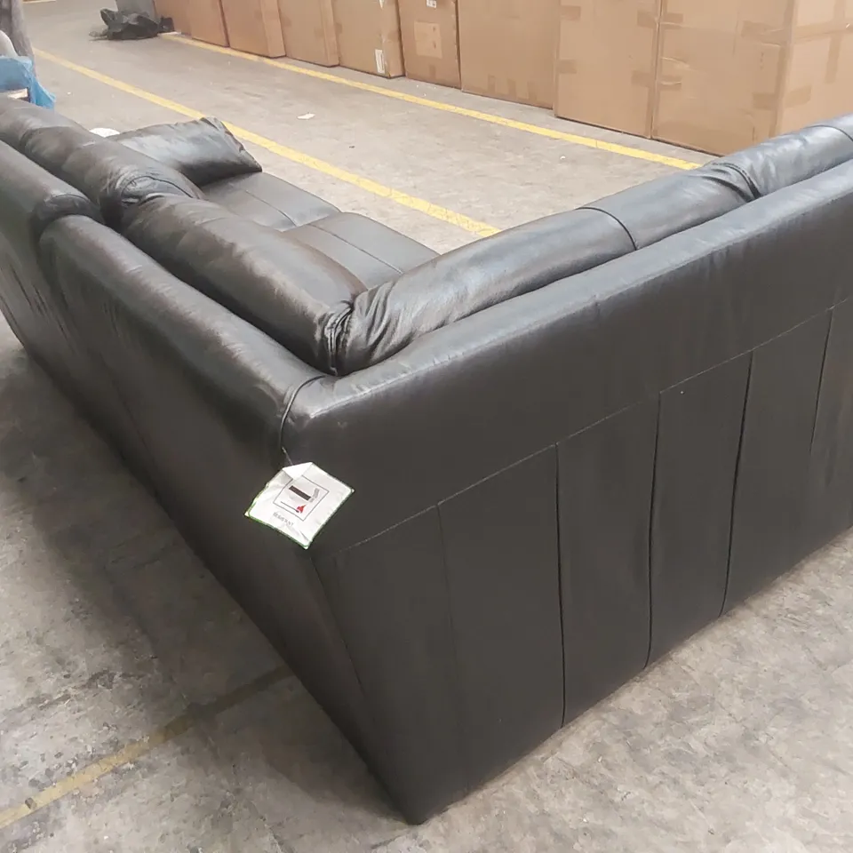 MARLOW CORNER LEATHER CHAISE SOFA RRP £2399