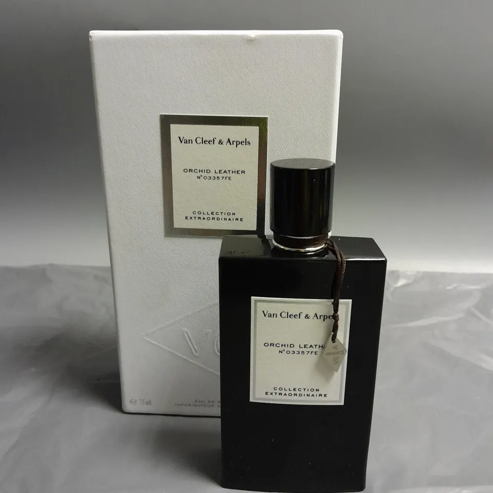 BOXED VAN CLEEF& ARPELS ORCHID LEATHER EAU DE PARFUM 75ML