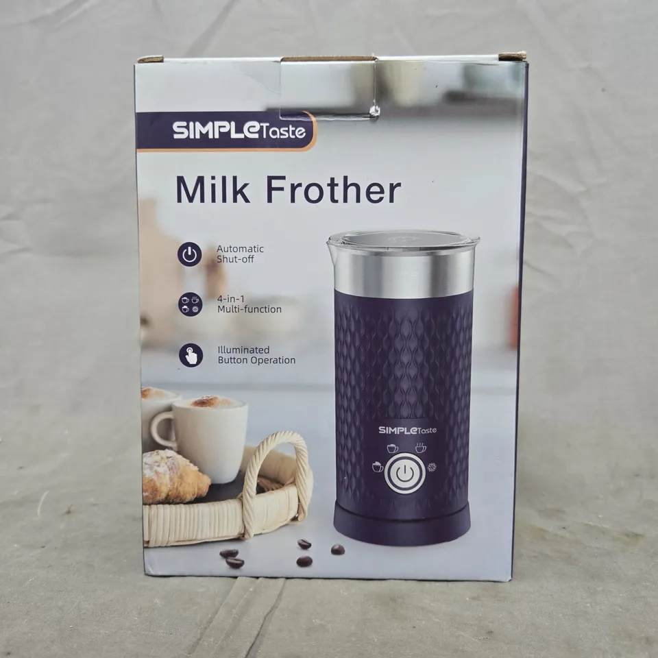 SIMPLETASTE MILK FROTHER – BOXED